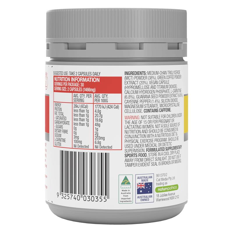 Naturopathica Fatblaster Keto Fit Fire - 60 Capsules