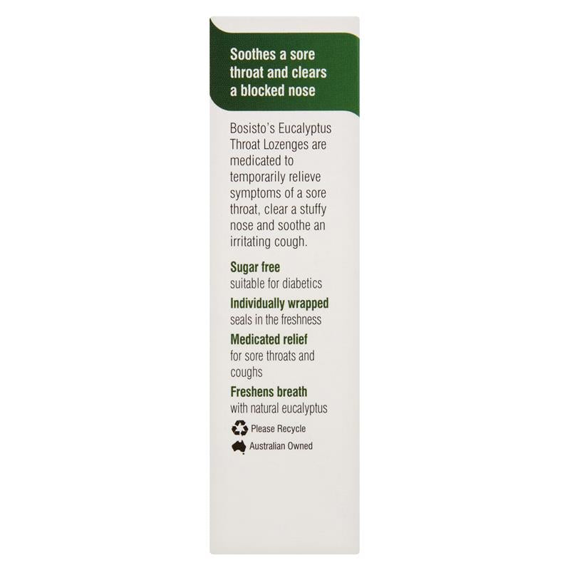 Bosisto's Eucalyptus Throat Lozenges - 50g (17 Lozenges)
