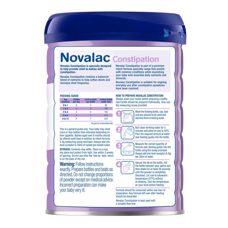 Novalac IT Constipation Infant Formula - 800g