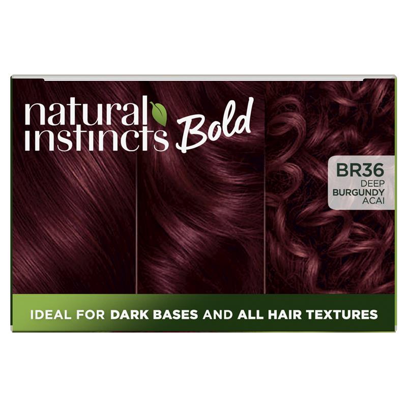 Clairol Natural Instincts Bold Deep Burgundy Permanent Hair Colour