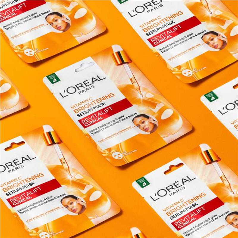 L'Oreal Paris Revitalift Clinical Vitamin C Brightening Serum Sheet Mask