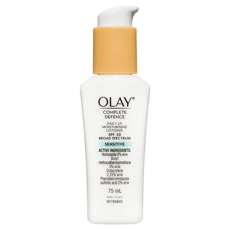 Olay Complete Defence Daily UV Moisturising Lotion SPF 30 75mL - Sensitive Skin Formula