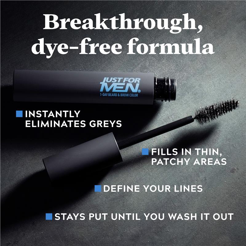 Just For Men Beard & Brow Gel Darkest Brown