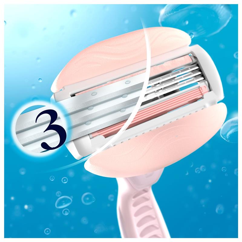 Gillette Venus White Tea 3-Blade Disposable Razor 2-Pack