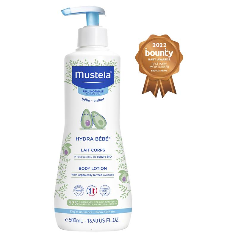 Mustela Hydra Bebe Body Lotion 500ml - Daily Hydration for Baby's Skin