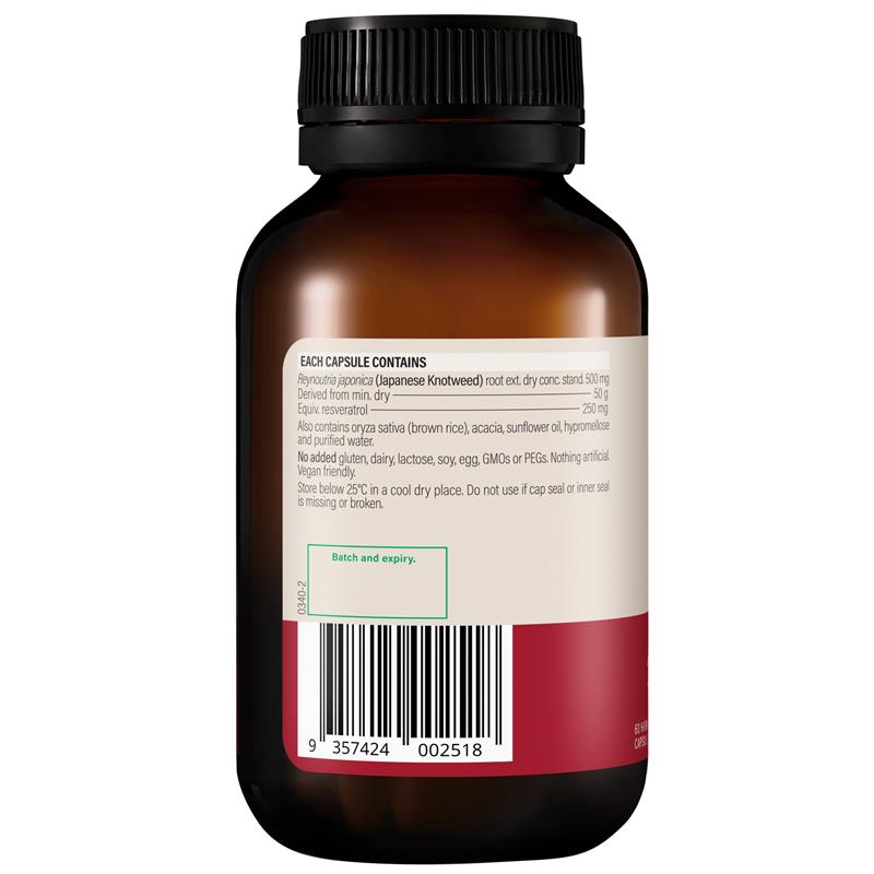 Wanderlust Resveratrol 60 Capsules