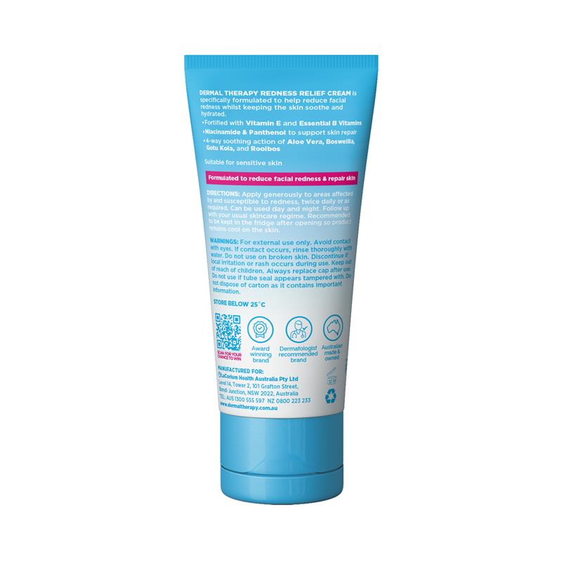 Dermal Therapy Redness Relief Cream 60g