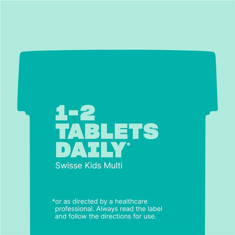 Swisse Kids Multi 60 Tablets - Nutritional Support for Growing Kids