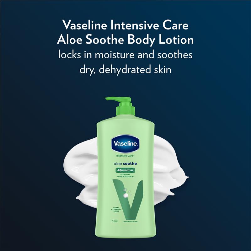 Vaseline Intensive Care Body Lotion Aloe Soothe 750ml