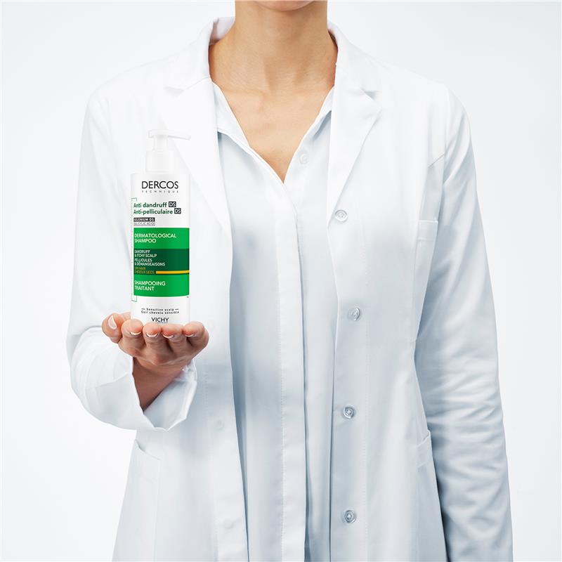 Dercos Anti-Dandruff DS Shampoo for Dry Hair - 390ml