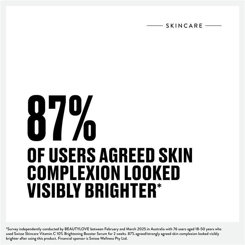 Swisse Beauty Vitamin C 10% Brightening Booster Serum 30ml