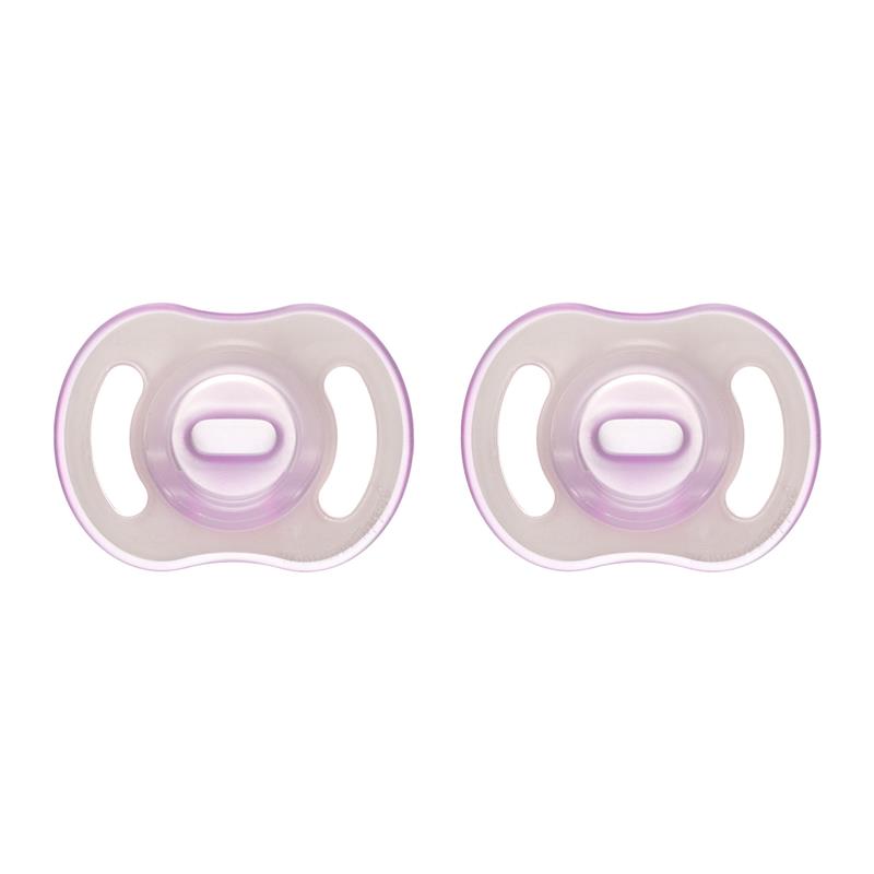 Tommee Tippee Ultralight Soother Night 0-6 Months 2 Pack