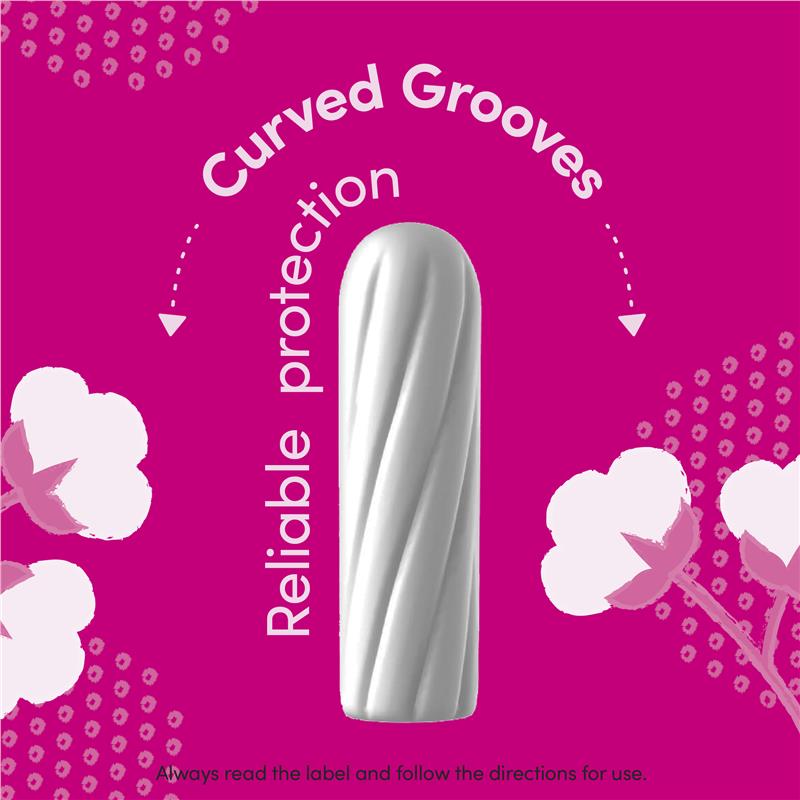 Carefree Original Fragrance Free Super Tampons 32 Pack - Ultimate Protection for Heavy Flow
