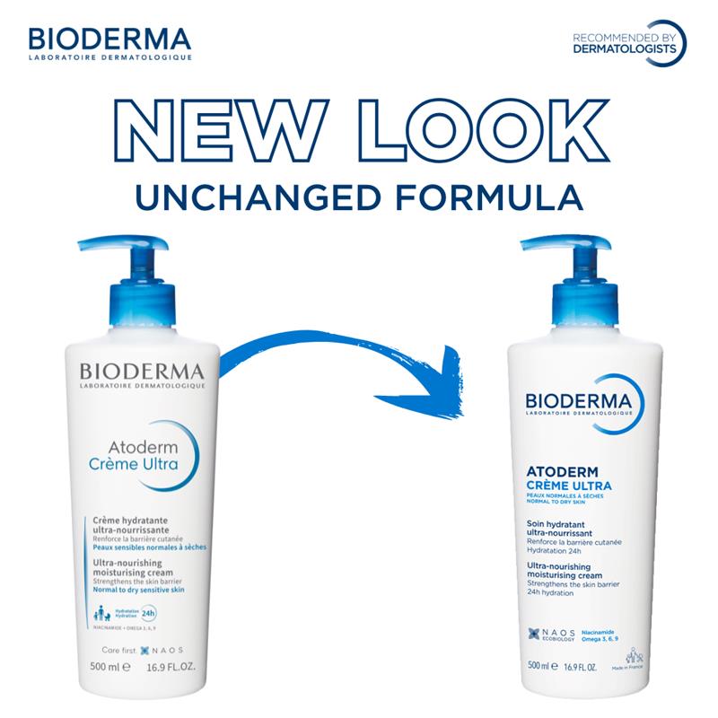Bioderma Atoderm Crème Nourishing Daily Moisturiser 500ml