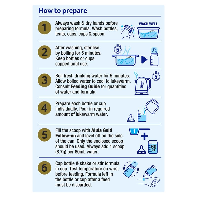 Alula Gold Stage 2 Follow-On Formula 6-12 Months - 900g