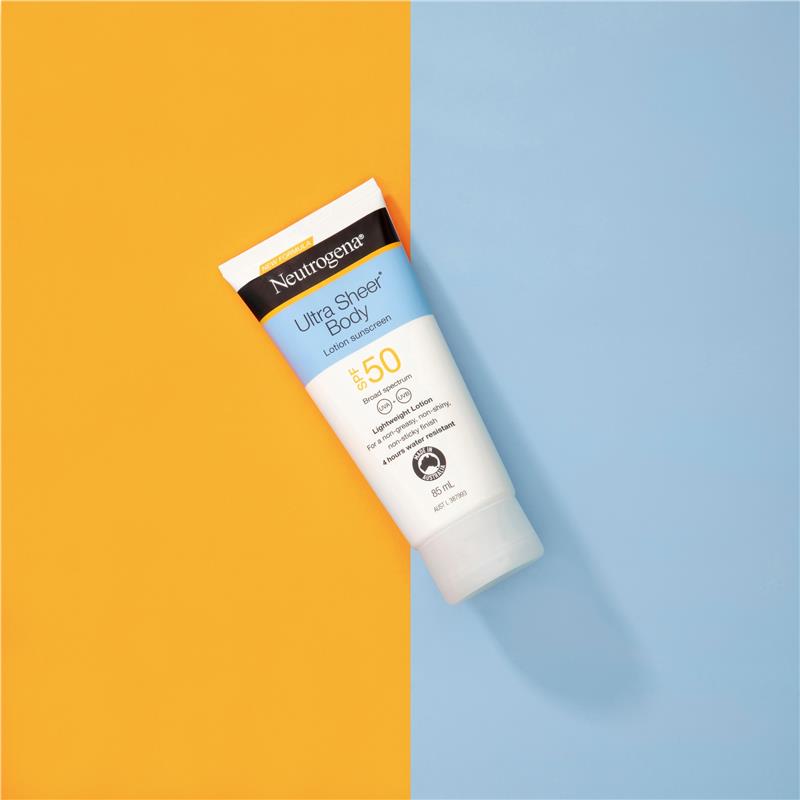 Neutrogena Ultra Sheer Body Lotion Sunscreen SPF 50 85ml