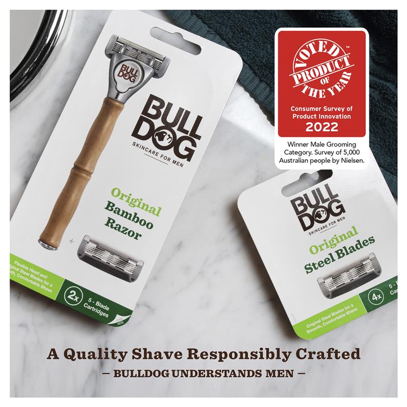 Bulldog Original Steel Blades - 4 Pack