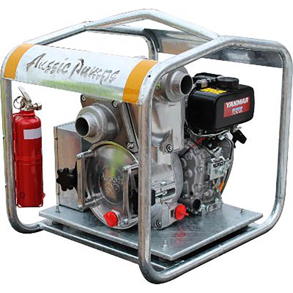 AUSSIE PUMPS 4.8HP 3 Electric Start Diesel Trash Pump QP300T L48EMS2
