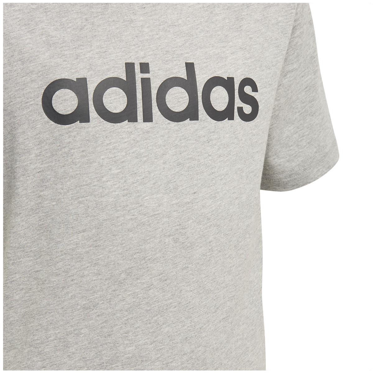 Adidas Boys' 3 Stripe Tee Grey