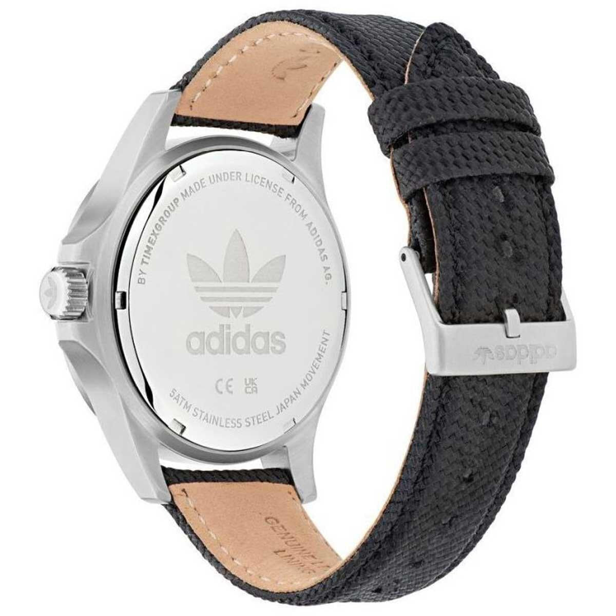 Adidas Originals Expression One Black Dial Nylon Strap Watch AOFH23016