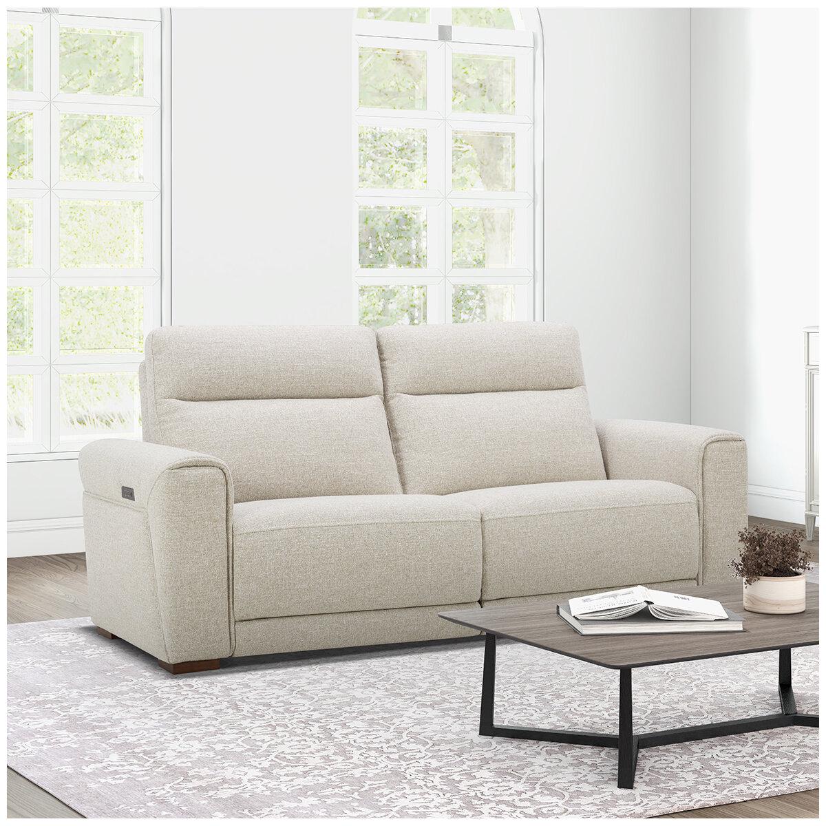Aiden and Ivy 2 Seater Fabric Power Recliner