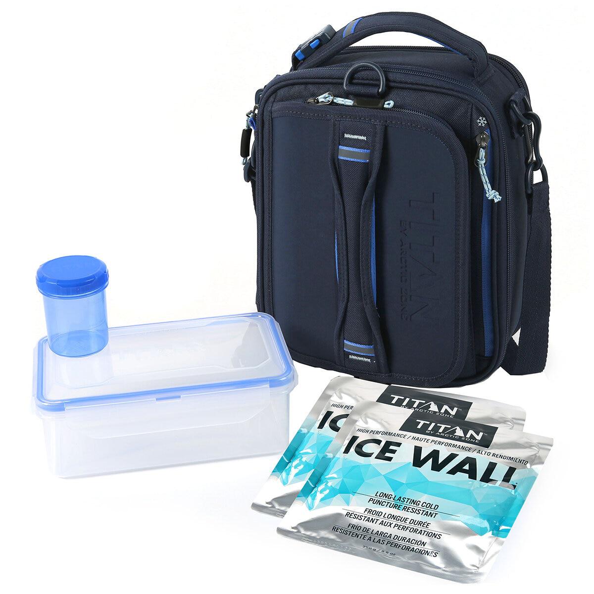 Arctic Zone Titan Crush Resistant Expandable Lunch Pack With Ice Walls Sage