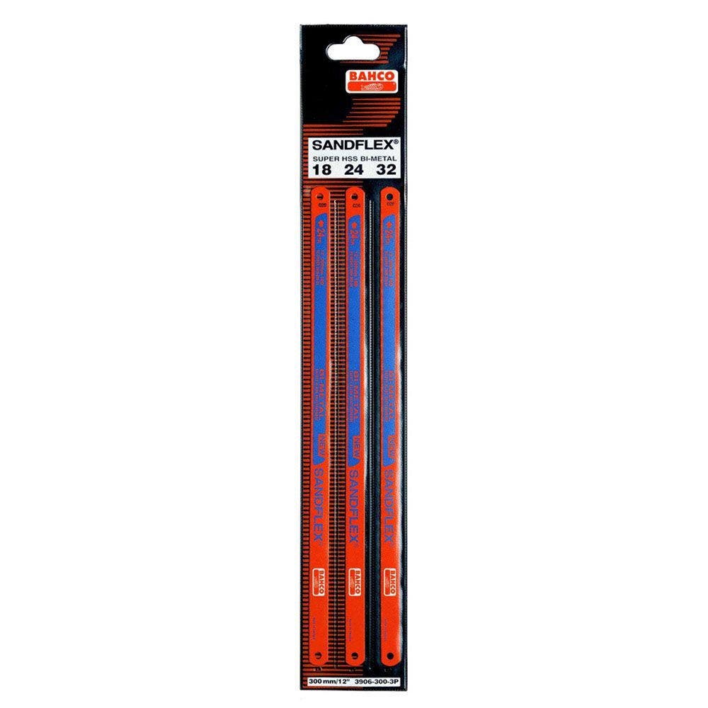 BAHCO 300mm Hand Hacksaw Blade 3 pcs 39063003P