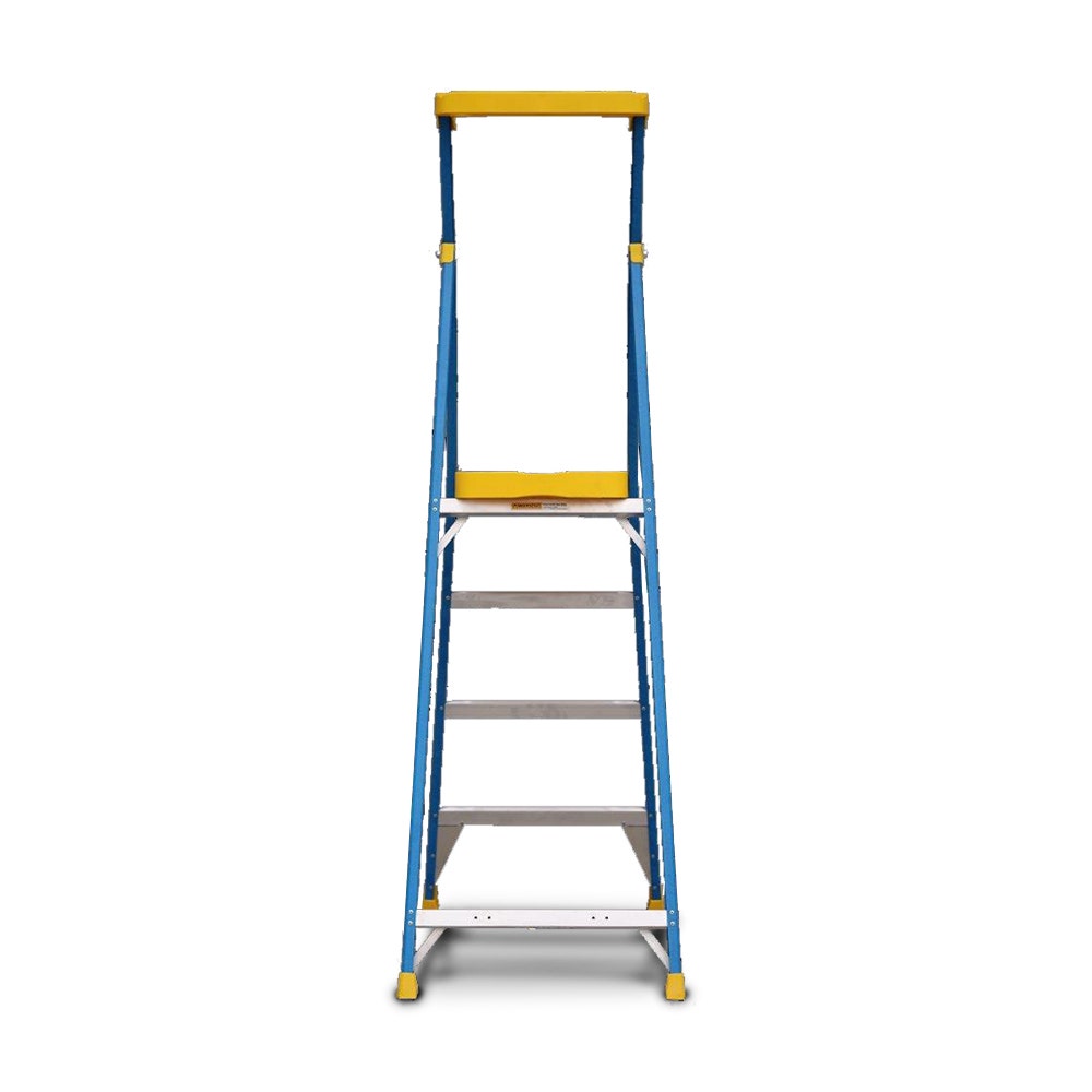 BAILEY P1504 Platform Step Ladder 1.2m Fibreglass 150kg Industrial FS14071