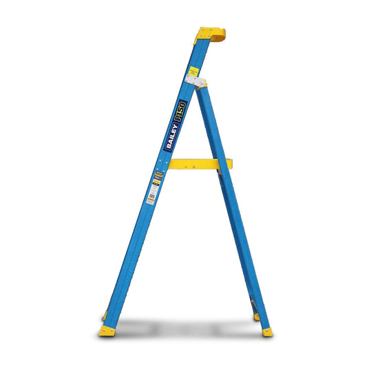 BAILEY P1504 Platform Step Ladder 1.2m Fibreglass 150kg Industrial FS14071