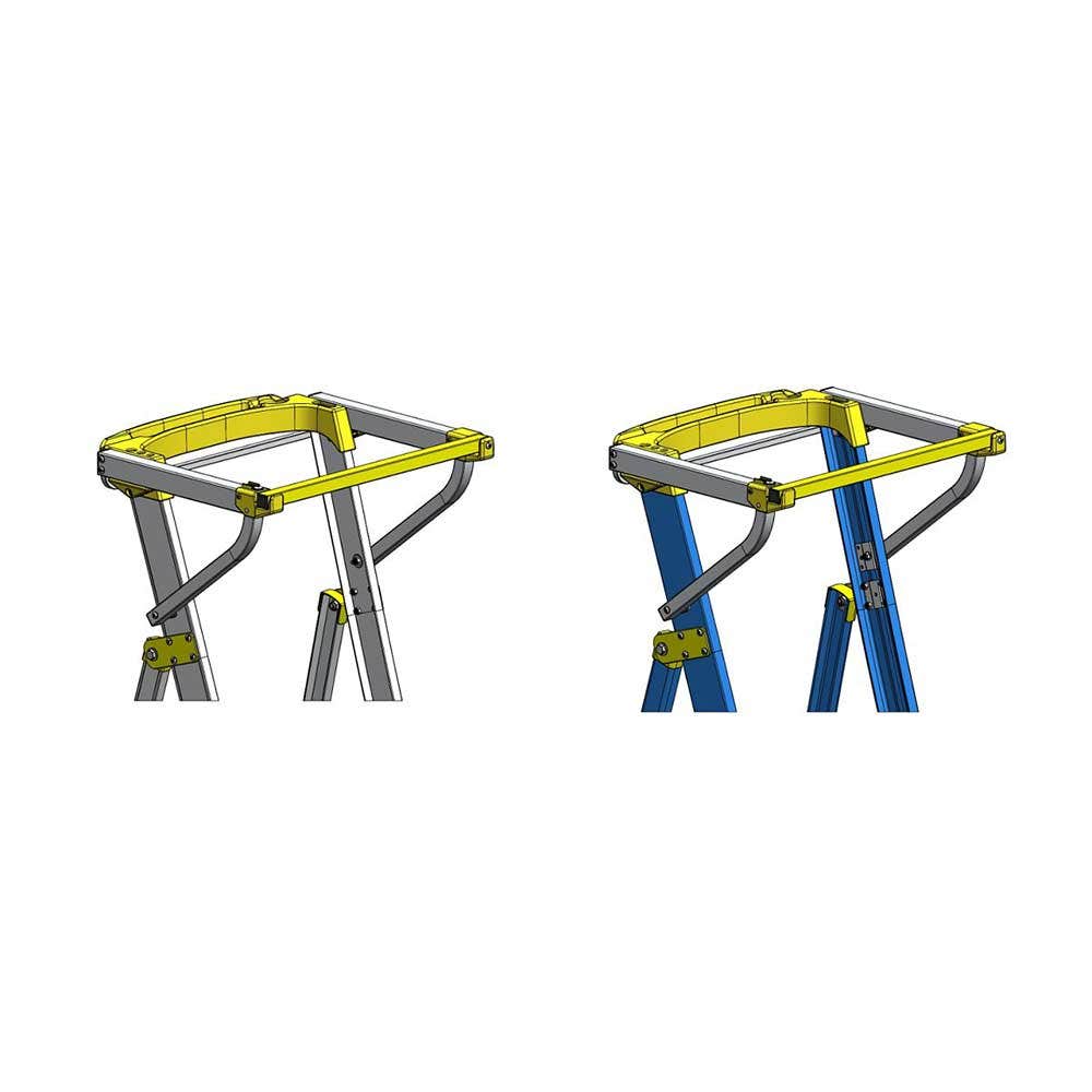 BAILEY P150 AL&FG Suits Pro Punchlock Safety Gate Platform Ladder FS13952
