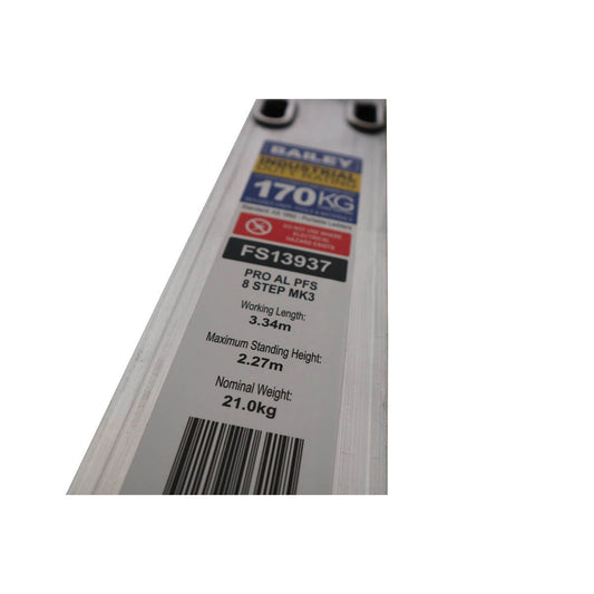 BAILEY Pro Al Platform Ladder 8 FS13937