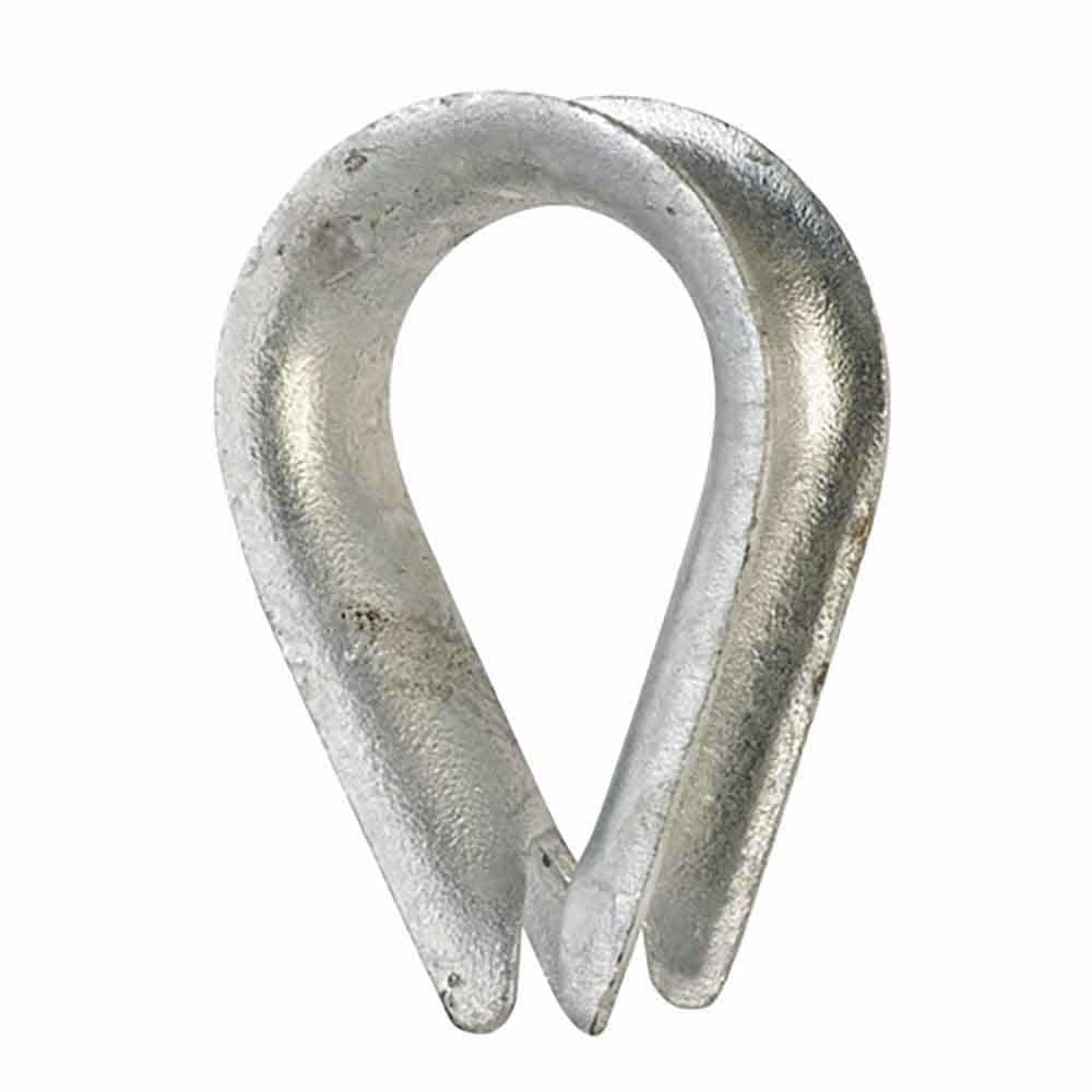 BEAVER 6mm Commercial Galvanised Wire Rope Thimbles 310306