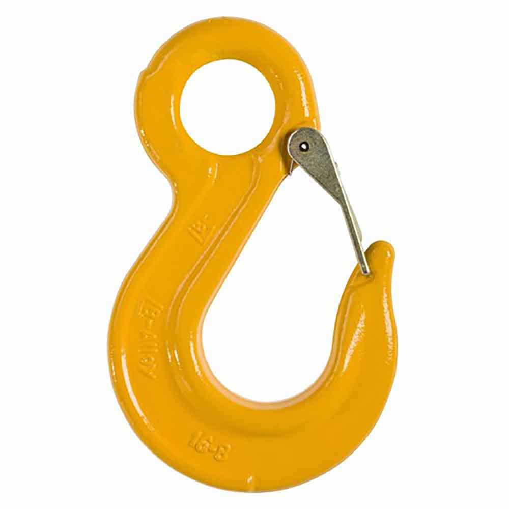 BEAVER 6mm G80 Eye Sling Hook w Safety Latch 885806