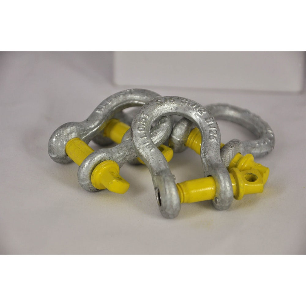 BEAVER Hot Dipped Galvanised Screw Pin Shackle 0.50T 6x8mm Grade inch Sinch