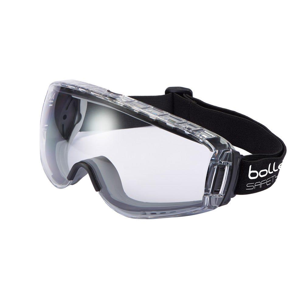 BOLLE Pilot 2 Goggle Platinum Clear Lens Indirect Vented 1679110