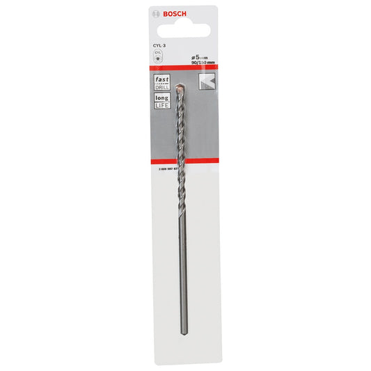 BOSCH 5 x 150mm Silver Percussion Masonry Drill Bit