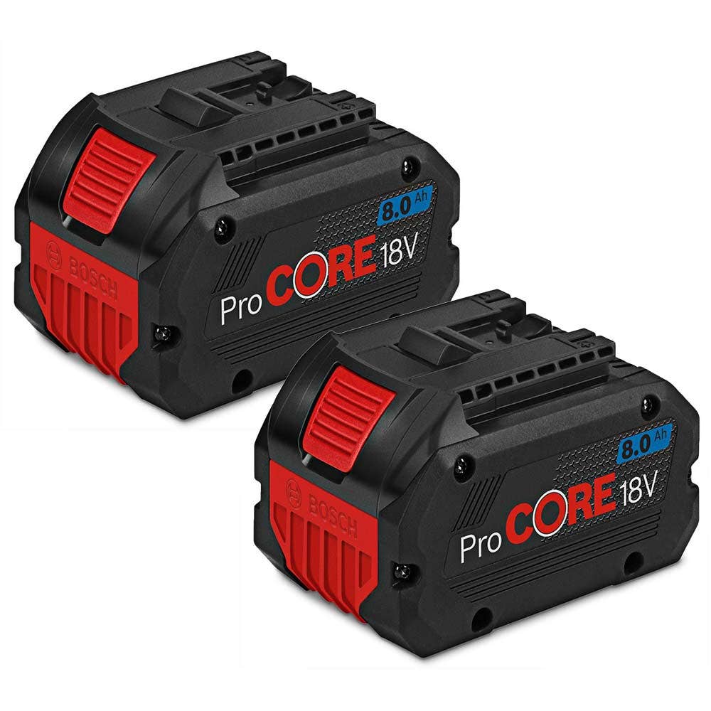 BOSCH ProCore18V 8.0Ah Battery Twin Pack 0615990M2E