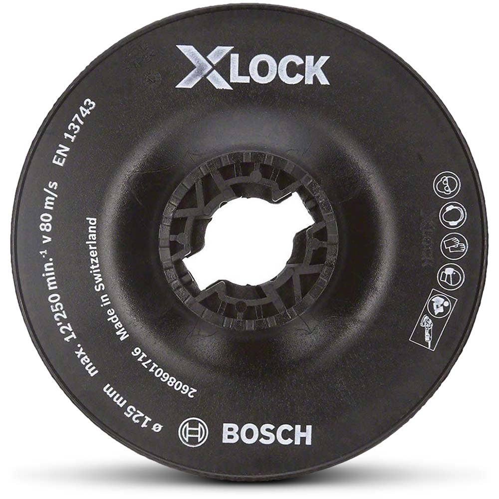 BOSCH X-LOCK 125mm Hard Backing Pad