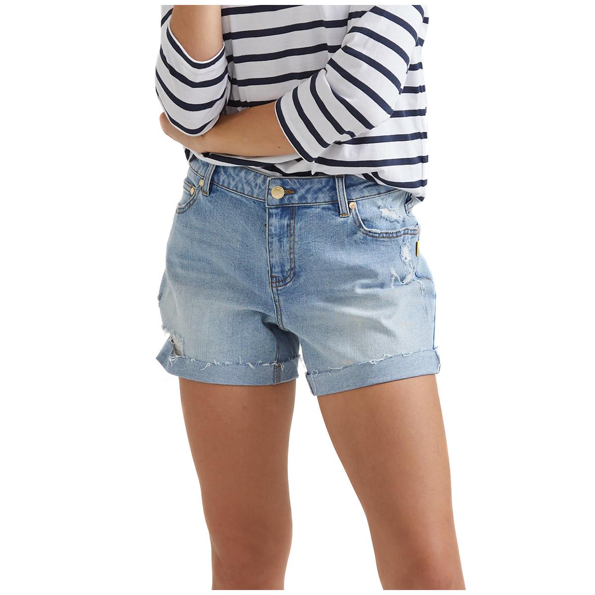 Bettina Liano Women's Denim Short Dark Blue