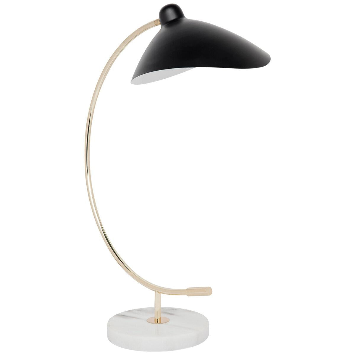 CAFE LIGHTING and LIVING Seville Table Lamp Gold/White