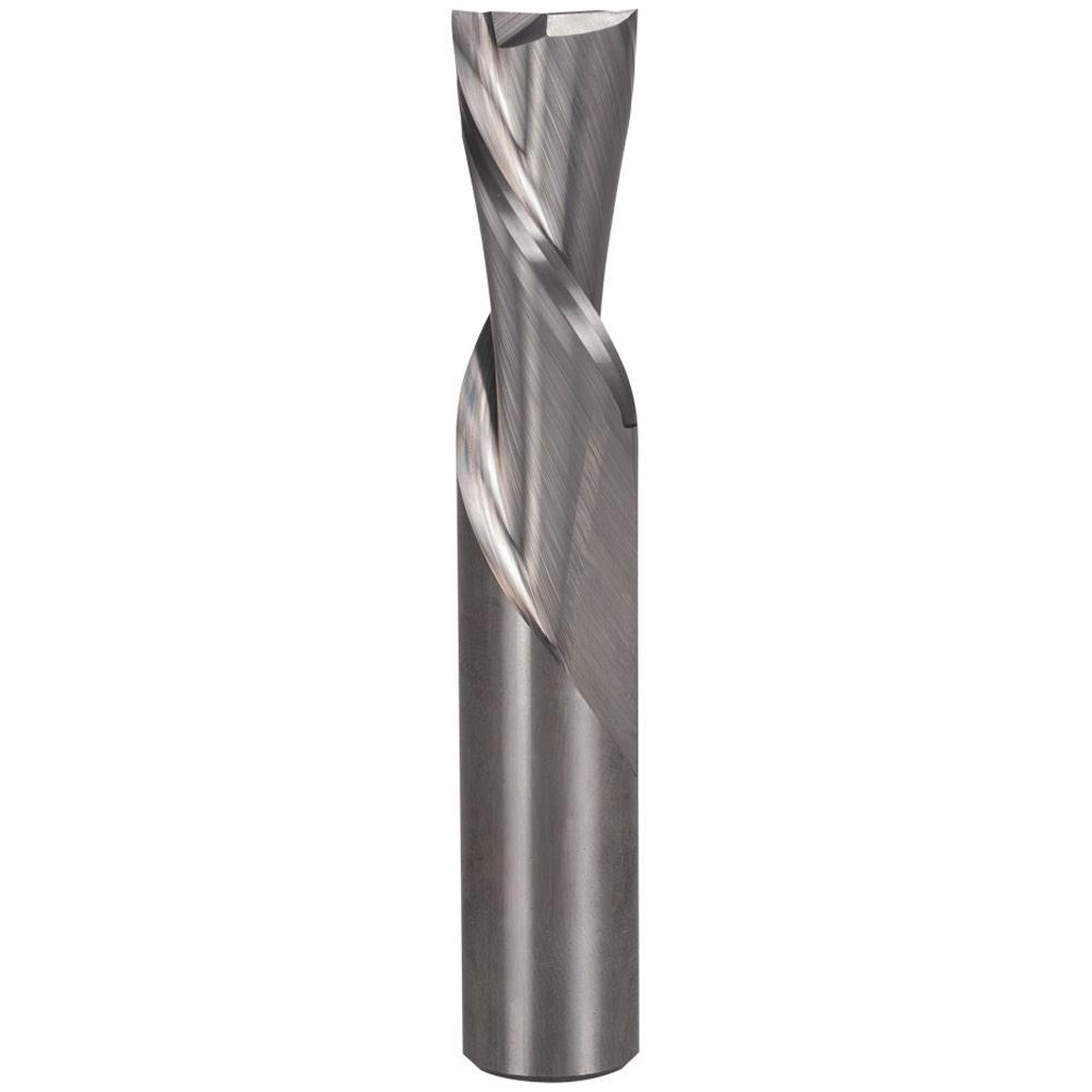 CARBITOOL 1 8inch TC Straight Down-Cut Finishing Spiral Router Bit for Wood - 1 4inch Shank TSLW 4