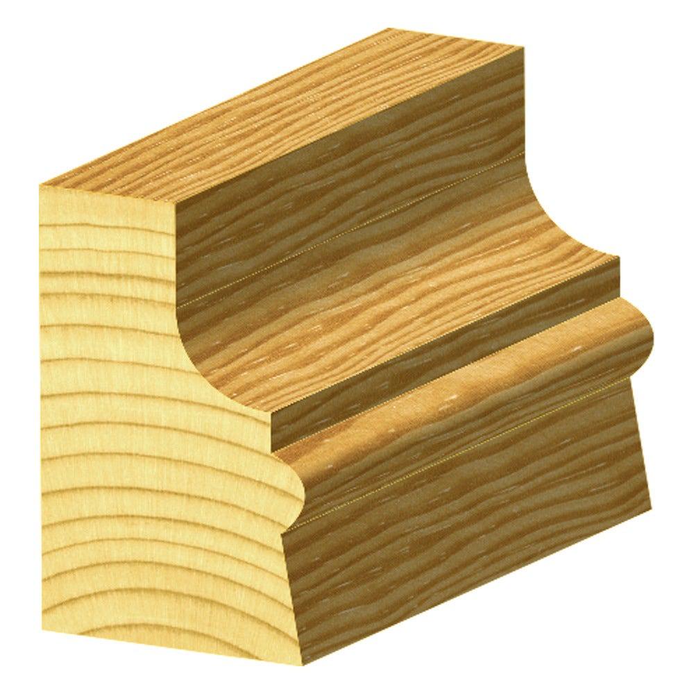 CARBITOOL Router Bit TCT Face Moulding w.Bearing 1.1 4inch -Diameter 1 2inch -Shank TFM 03 B 1 2