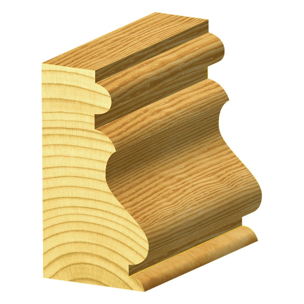 CARBITOOL Router Bit TCT Face Moulding 1.1 2inch -Diameter 1 2inch -Shank TFM 42 B 1 2