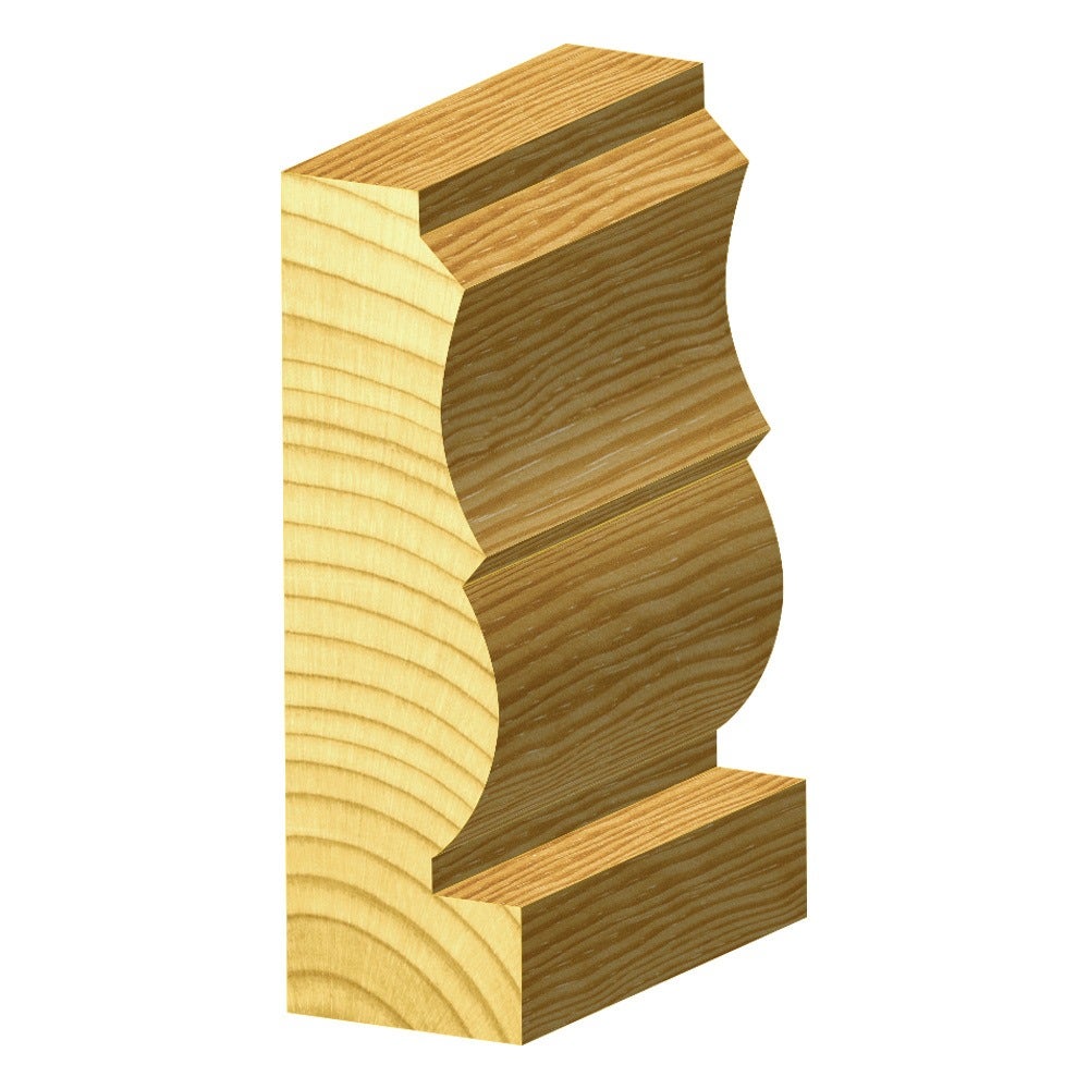 CARBITOOL Router Bit TCT Face Moulding 1.1 8inch -Diameter 1 2inch -Shank TFM 66 B 1 2