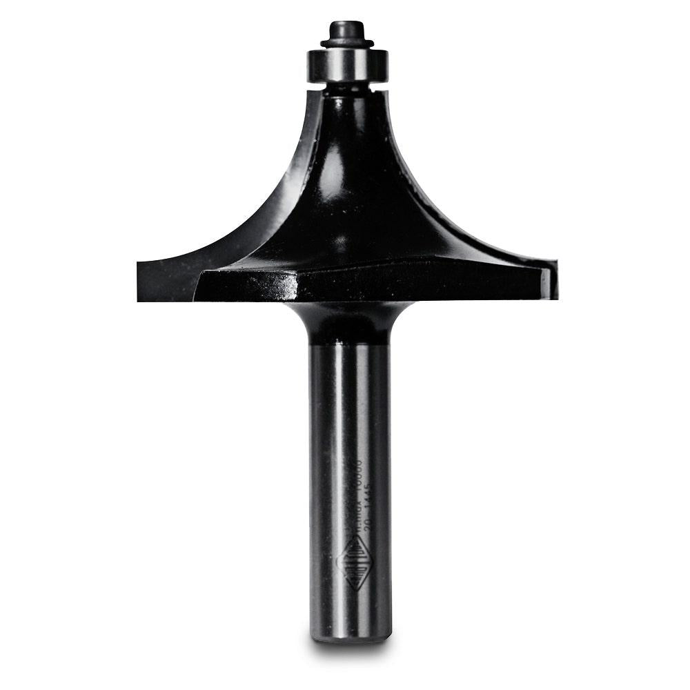 CARBITOOL Router Bit TCT Round Over w.Bearing 1inch -Radius 1 2inch -Shank T 532 B 1 2
