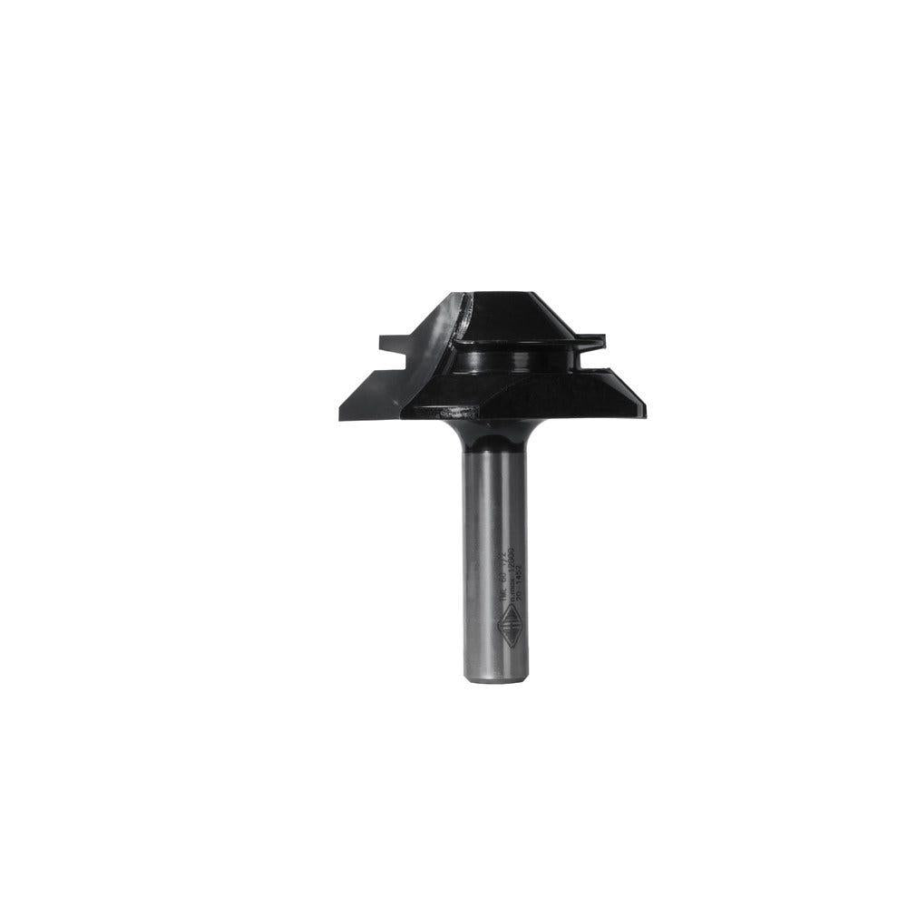 CARBITOOL Router Bit TCT Mitre Lock 2.3 8inch -Diameter 1 2inch -Shank TML 60 1 2