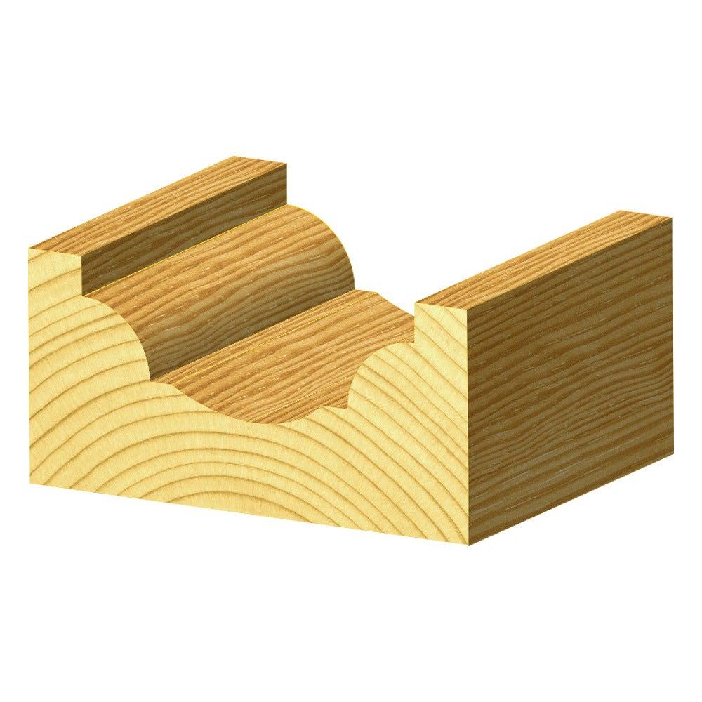 CARBITOOL Router Bit TCT Traditional Classicals 1 4inch -Radius 1 2inch -Shank TTC 16 1 2
