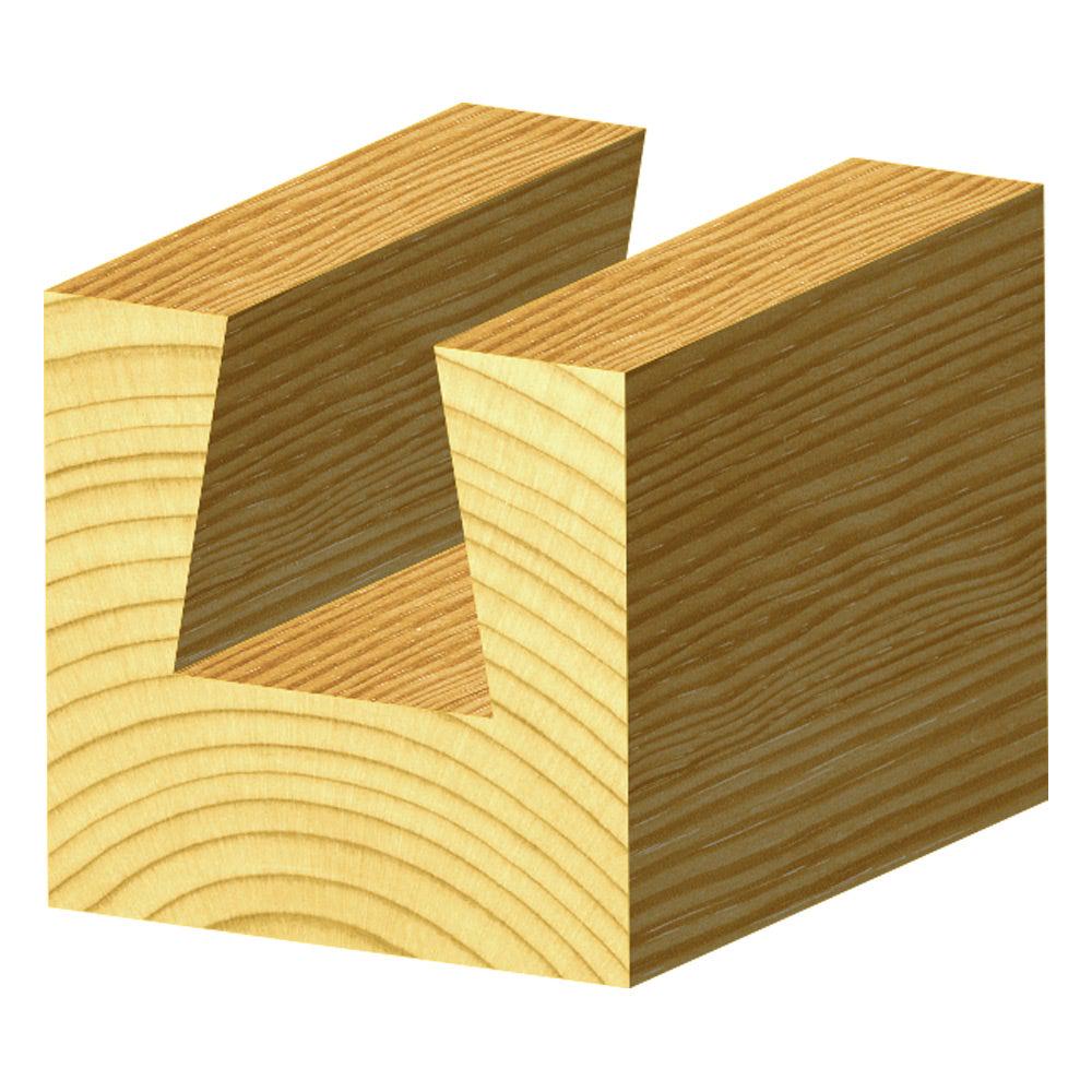 CARBITOOL Router Bit Solid Carbide Dovetail Bit 9 32inch -Diameter 1 4inch -Shank T 1012