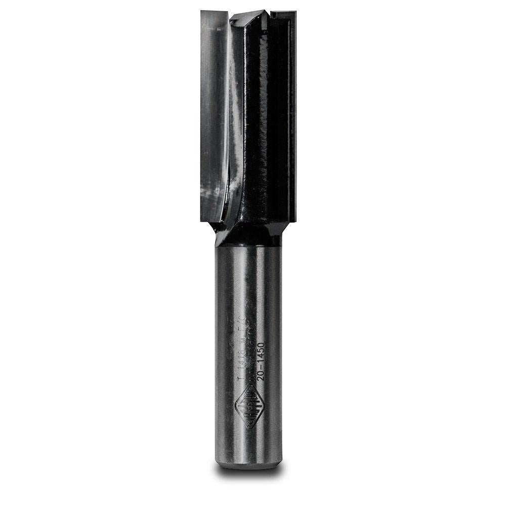 CARBITOOL Router Bit TCT Straight Router End Cutting 18mm-Diameter 1 2inch -Shank T 1418 M E C