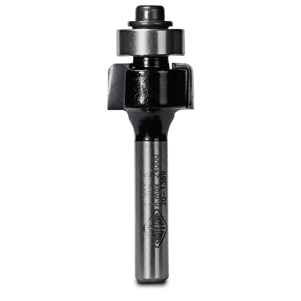CARBITOOL Router Bit TCT Cove w.Bearing 1 16inch -Radius 1 4inch -Shank T 702 B